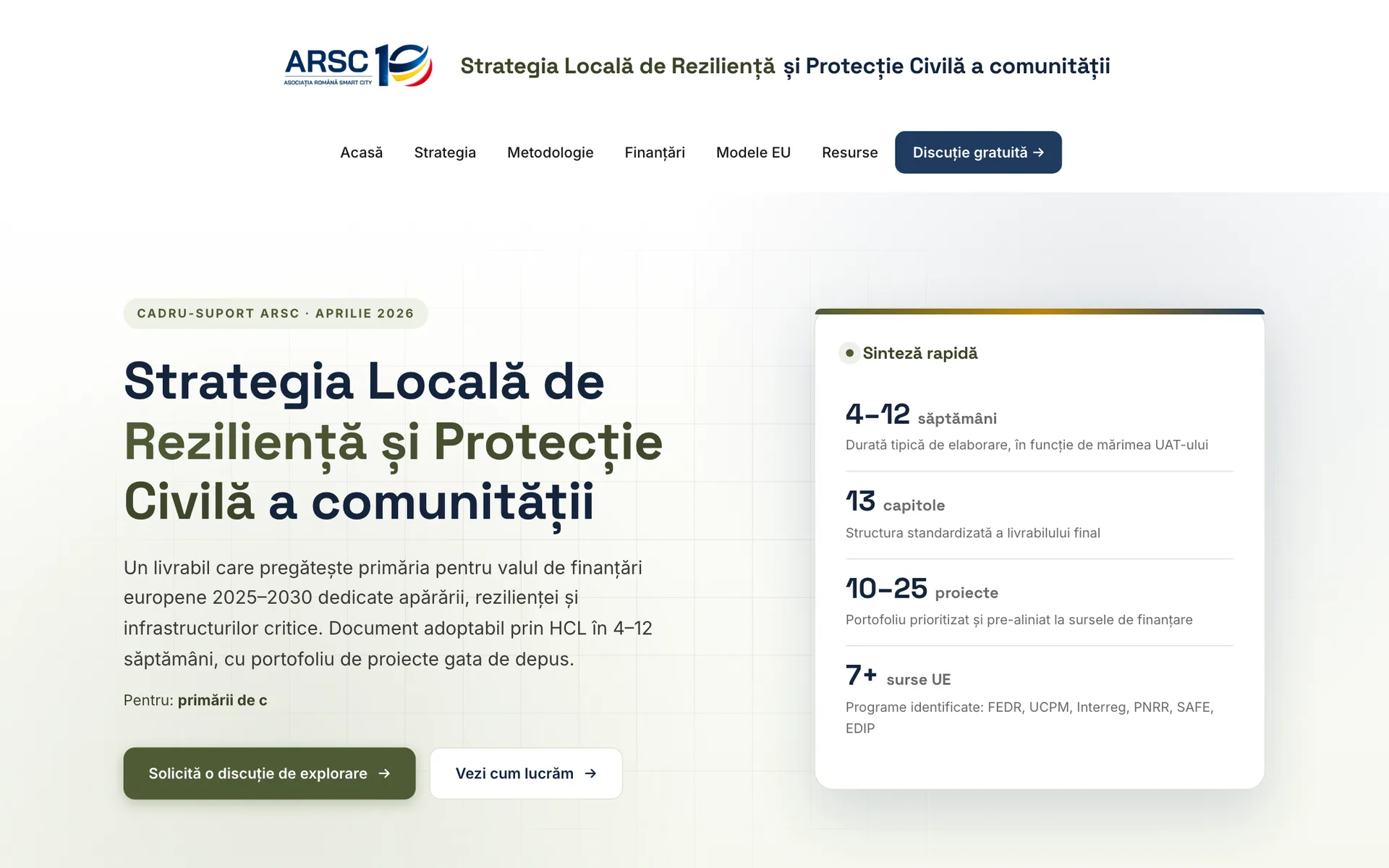 Strategia Locală de Reziliență - protectie-civila.arsc.ro